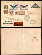 EUROPA - SVIZZERA - 1925 (1 Giugno) - Genova Parigi - Aerogramma Raccomandato Del Volo - Other & Unclassified