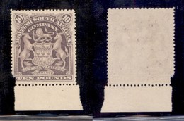 OLTREMARE - BRITISH SOUTH AFRICA - 1898 - 10 Sterline (74) - Senza Gomma - Difettoso - Altri & Non Classificati