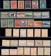 OLTREMARE - CANADA - NEWFOUNDLAND - New Foundland - 1932 - Vedute (172/183 + 185/191) - 1 Serie Completa + 7 Valori - Go - Other & Unclassified