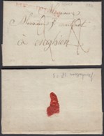 BELGIQUE LETTRE DATE DE MALINES 26/01/1823 + GRIFFE MECHELEN  VERS ENCHIEN  (BE) DC-5429 - 1815-1830 (Hollandse Tijd)