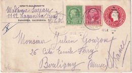 USA 1932      ENTIER POSTAL  /GANZSACHE/POSTAL STATIONERY  LETTRE DE PASSADENA - 1921-40