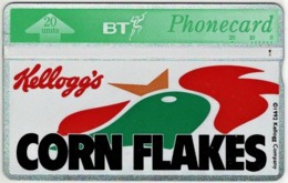 United Kingdom BT Kellog's Corn Flakes Phonecard - BT General Issues