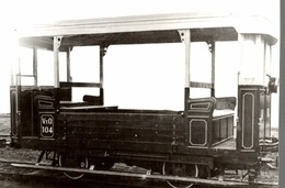 Photograpie D'un Wagon V.104 - Reproduction - Trains