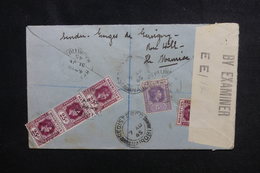 ÎLE MAURICE - Enveloppe En Recommandé De Beau Bassin Pour La France Via Nairobi En 1945 Avec Contrôle Postal - L 50916 - Mauritius (...-1967)