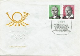 DDR / GDR - Mi-Nr. 2107/2108 FDC (T807)- - 1971-1980