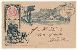 Suisse // Schweiz // Switzerland //  Entier Postaux  //  Entier Postal Pour Zürich Le 29.12.1893 - Interi Postali