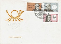 DDR / GDR - Mi-Nr. 2406, 2407, 2411 FDC (T809)- - 1971-1980