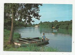 Cp , Sports ,peche , 85 ,CHANTONNAY , Le Lac Du Moulin Neuf ,paradis Des Pêcheurs , Voyagée 1971 - Fishing