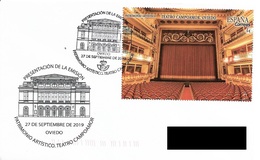 SPAIN. POSTMARK CAMPOAMOR THEATER. OVIEDO 2019 - Other & Unclassified