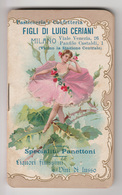Calendarietto Pubblicitario 1909 - Pasticceria Ceriani, Milano - Tamaño Pequeño : 1901-20