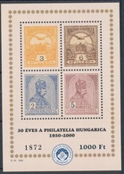 1999. Philatelia Hungarica Is 50 Years Old - Commemorative Sheet - Foglietto Ricordo