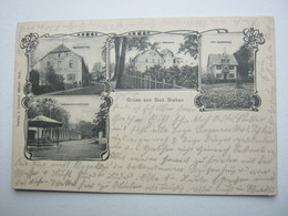 Bad Steben, Gasthof , Villen, Seltene Karte Um 1903 Mit Marke + Stempel - Bad Steben