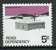 Ross Dependency Single 5c Definitive Stamp From 1972. - Unused Stamps