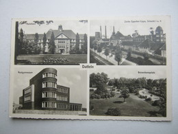 DATTELN, Zeche Emscher, Seltene Karte Um 1953 Mit Marke + Stempel - Datteln