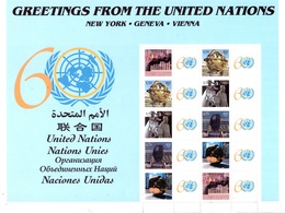 Nations-Unies/New-York YT N° 959/963 (2005) En Feuillet Entier Neuf ** MNH. TB. A Saisir! - Unused Stamps