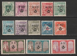 Algérie N° 58 - 70 * - Unused Stamps