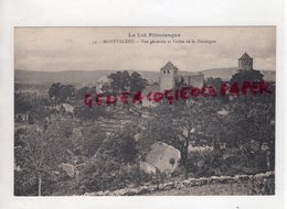 46 - MONTVALENT - VUE GENERALE ET VALLEE DE LA DORDOGNE  -  QUERCY LOT - Montcuq