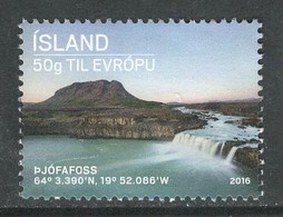 Ijsland, Yv 1418 Jaar 2016  Gestempeld - Gebraucht