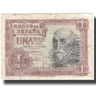 Billet, Espagne, 1 Peseta, 1953-07-22, KM:144a, TB+ - 1-2 Peseten