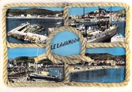 83 - LE LAVANDOU : Jolie Multives - CPSM Dentelée Colorisée Grand Format - Var - Le Lavandou