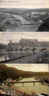 Huy - Lot 3 Cartes Pont & Meuse - Huy