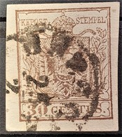 AUSTRIA / LOMBARDO-VENEZIA 1850/54 - ... Cancel - ANK LV4 - 30 Centes - Usados