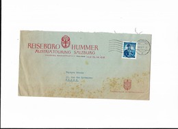 1955 Autriche  REISEBURO HUMMER AUSTRIATOURING SALZBURG - Machines à Affranchir (EMA)