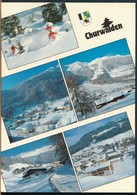 °°° 16672 - SVIZZERA - GR - CHURWALDEN - VEDUTE VUE VIEWS - 1995 With Stamps °°° - Churwalden