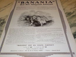 ANCIENNE PUBLICITE ROI DES ALIMENTS BANANIA 1915 - 1914-18