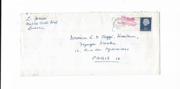 1955 Pays Bas  Cachet LUCHTPOST Hotel Des Indes - Poststempels/ Marcofilie