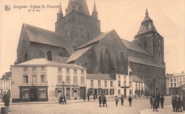 Soignies - Eglise St. Vincent - Café De La Grand'Place, Droguerie. ANIMEE - Soignies