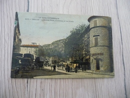 CPA 30 Gard Anduze La Grande Place - Anduze