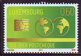 Luxemburgo 2011  Yvert Tellier Nº  1869 ** 100A Cheque Postal - Ungebraucht