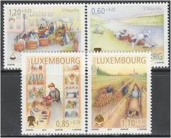Luxemburgo 2012  Yvert Tellier Nº  1900/03 ** Oficios De Ayer III (4v) - Unused Stamps