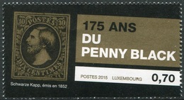 Luxemburgo 2015  Yvert Tellier Nº  2005 ** 175A Penny Black - Unused Stamps