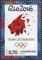 Luxemburgo 2016  Yvert Tellier Nº  2032 ** Olimpiadas De Rio 2016 - Nuovi