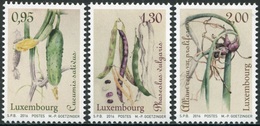 Luxemburgo 2016  Yvert Tellier Nº  2039/41 ** Flora / Serie De Vegetales / 3v - Nuevos