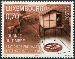 Luxemburgo 2018  Yvert Tellier Nº  2122 ** Dia Del Sello 2018 "estación De Fren - Ungebraucht