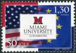 Luxemburgo 2018  Yvert Tellier Nº  2119 ** 50 Aniv. De La Universidad De Miami - Ungebraucht