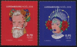 Luxemburgo 2018  Yvert Tellier Nº  Z1818 ** Navidad 2018 (2v) - Ungebraucht