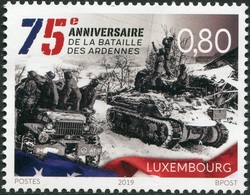 Luxemburgo 2019  Yvert Tellier Nº  Z1912 ** II G.M. : 75 Aniv. Batalla De Las A - Ungebraucht