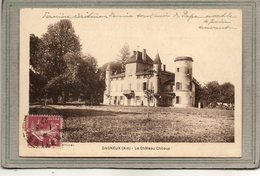 CPA - DAGNEUX (01) - Aspect Du Château De Chiloup En 1927 - Autres Communes