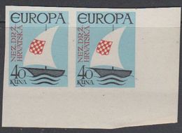 Europa Cept 1966 Croatia "Exile" 1v  (pair)   Imperforated  ** Mnh (45853B) - 1966