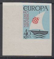 Europa Cept 1966 Croatia Exile 1v (corner)  Imperforated ** Mnh (45854B) - 1966