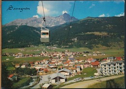 °°° 16736 - SVIZZERA - GR - SAVOGNIN AM JULIERPASS MIT PIZ MITGEL - 1982 With Stamps °°° - Savognin