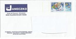 Prêt à Poster PAP " Janeczko Plomberie Electrécité " Oblitéré 2005 ( Rep. 3ème Millénaire) - PAP : Sovrastampe Private