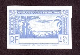 Sénégal Type PA  Essai De Couleur Sans Légende Nsg TB!!RARE - Airmail