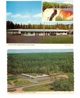 2 Different, KAKABEKA FALLS, Ontario, Canada, Tel Star Motel, 1960's Chrome 4X6 Postcards, Thunder Bay County - Port Arthur