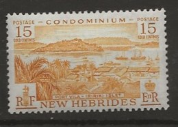 New Hebrides, 1957, SG  86, Mint Hinged - Ungebraucht