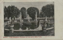 ROMA - Villa Borghese - Fontana Sul Lato Post. Della Villa - Parcs & Jardins